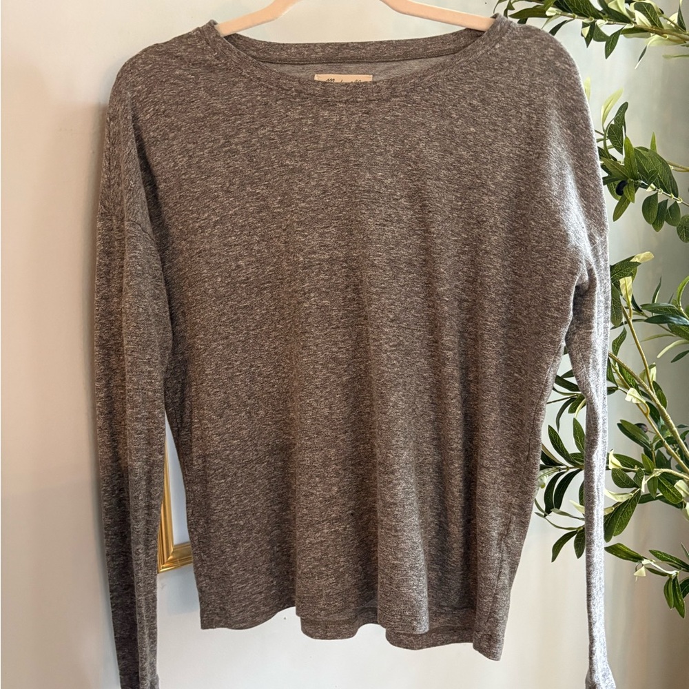 Madewell Gray Women's Long Sleeve Top